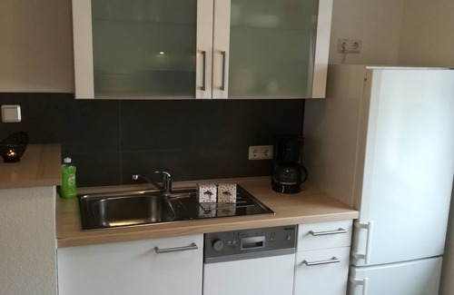 Friedrichsfeld Apartment | FeWo am Reinhardswald "Eichenlaub" Experience northern Hesse with family and dog Sauna