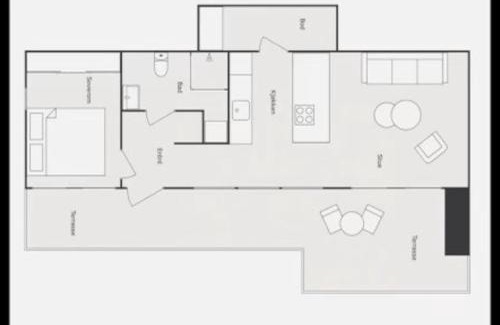 Bergen City Centre Apartment | Fin leilighet med parkering!