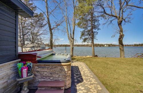 Zimmerman House | Fire Pit and Dock Lakefront Cabin in Zimmerman!