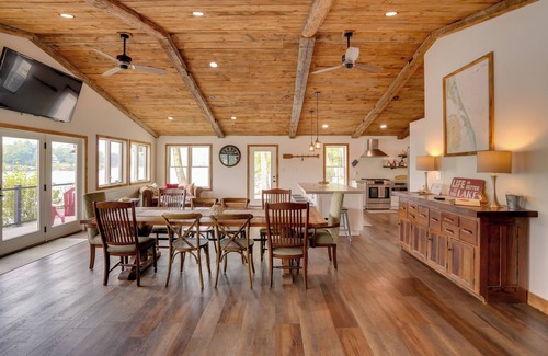 Averill Park House | Fire Pit + Views: Crooked Lake Group Getaway!