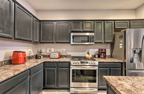 Marley Park Cottage | Fire Table, Grill: Surprise Cottage w/Pool Access