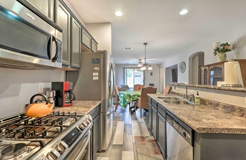 Marley Park Cottage | Fire Table, Grill: Surprise Cottage w/Pool Access