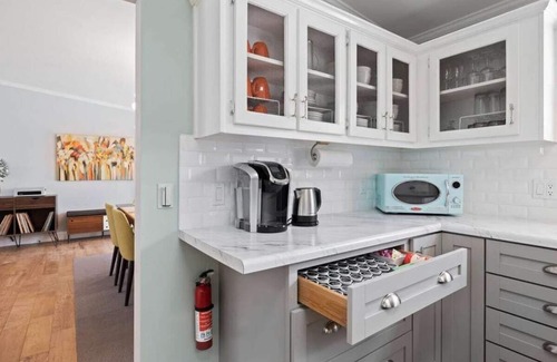 Woodfin House | Firefly House near Asheville w/fire pit, dedicated workspace, fast internet, free Biltmore Pass