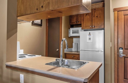 Sun Peaks Condo | Fireside Lodge 407: Charming Studio, Centrally Located, w/Shared Hot Tub