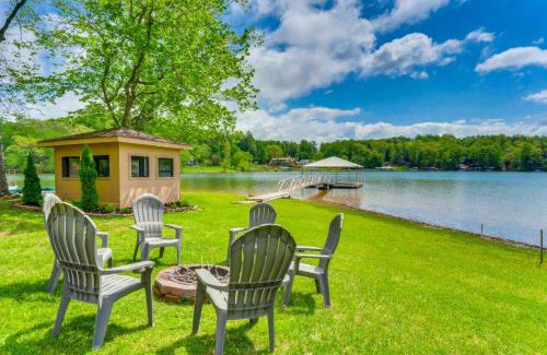 Hayesville House | Fireside Nights, Winter Lake View! Hayesville Home
