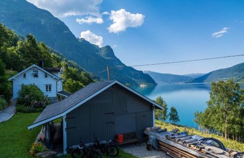 Luster Apartment | Fjord Cabin with Panoramic View & Private Balcony