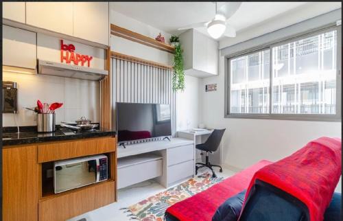 Pinheiros Apartment | FL1110 · Little Barcelona, lado da Faria Lima, com piscina.