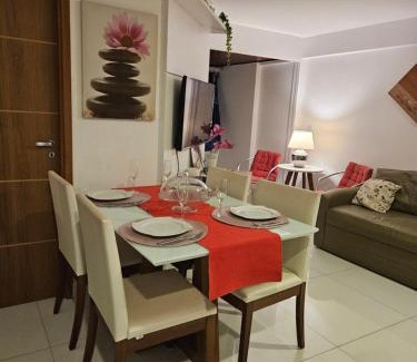 Ponta Negra Apartment | Flat 2 Quartos com vista pro Mar em Hotel 4 Estrelas