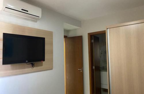 Pousada do Rio Quente Apartment | Flat 405 - Condomínio Veredas do Rio Quente - Diferenciado com ar na sala e no quarto