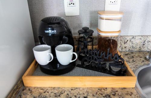 Setor Hoteleiro Norte Apartment | Flat Alto Padrão no Saint Moritz - Localização Central e Wi-Fi Rápido