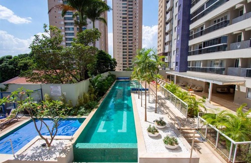 Setor Bueno Apartment | Flat com linda Piscina no Setor Bueno - TH605