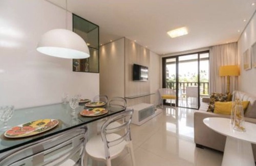 Ipojuca Apartment | Flat Condomínio de Luxo Beira mar de Muro Alto, Vista Para Piscina