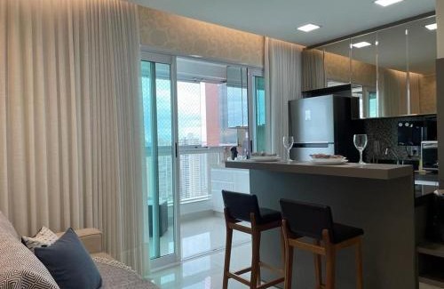 Setor Bueno Apartment | Flat Moderno com vista para o Pq. Vaca Brava