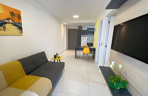 Jardim Oceania Apartment | Flat pé na areia branco Haus My flats