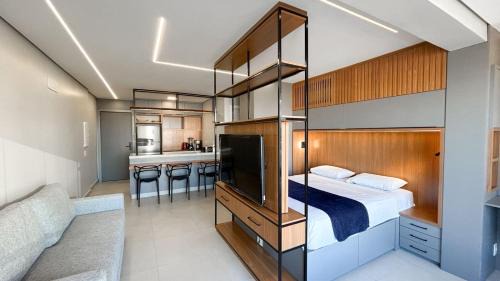 Aclimacao Apartment | Flat Planejado com Linda Vista e Escritório