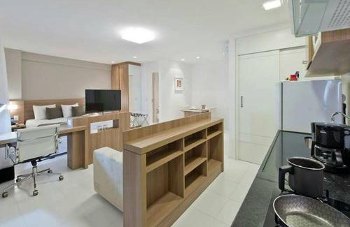 Jacarepagua Apartment | Flat TOP e PERFEITO inteiro na Barra da Tijuca com cozinha, lavanderia, GARAGEM e wi fi