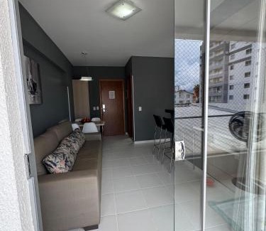 Pousada do Rio Quente Apartment | Flat Veredas 305 com ar condicionado sala - 300 metros do Hot Park