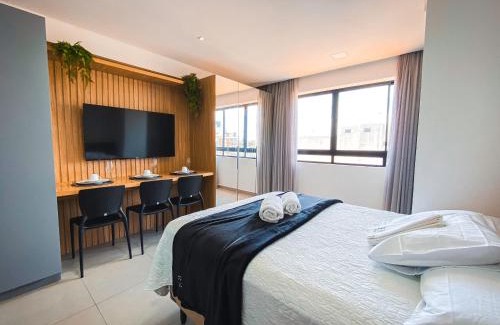 Jardim Oceania Apartment | Flat Vista Mar Apenas 50 metros da praia