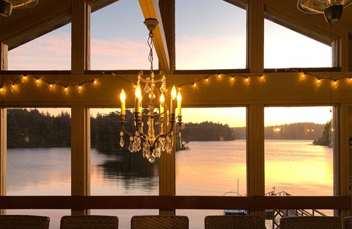 Langlois House | Floras Lake Getaway - Upscale Lakefront resort w guesthouse, suite and boat dock