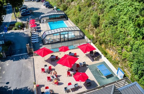 Treignac House | Flower Camping La Plage * - Premium VIP Lodge 34m2 - lake view (2 bedrooms) + TV + sheets + towels + covered terrace 11m2 5 people