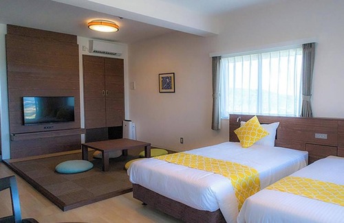 Nakadomari Hotel | For 2 people Partial Ocean View Twin vs | Roo/Kunigami-gun Okinawa