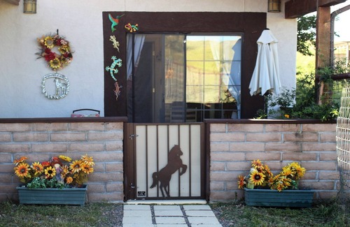 Sonoita Cabin | for animal lovers - cute, little Bunkhouse attached to the horse barn