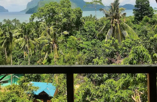 El Nido RV Rental | Forest Camp El Nido is a campground native huts-overlooking sea view.