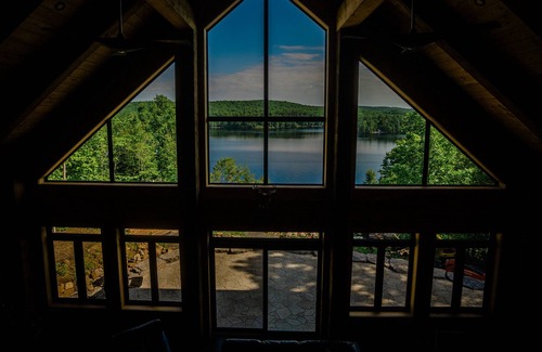Hastings Highlands Cabin | Four season luxury A-frame cottage on the lake