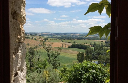 Castelnau-Montratier-Sainte-Alauzie Cottage | Peaceful retreat with salt pool and stunning panoramic views of the countryside
