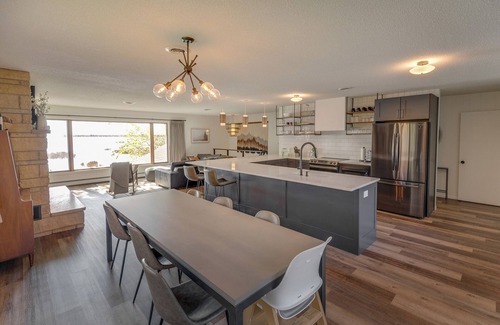 Lake Edward Township House | Fully Remodeled, Gull Lake Chain, Private Tennis Court & Beach