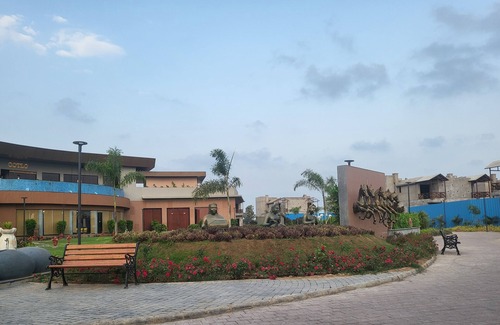 Olpad House | Furnished 3 BHK villa with infinity swimming pool, restaurant and game zone.