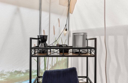 Stanton RV Rental | Furnished Glamping Tent/2 Queen Beds/Red River Access - Majestic Mallard - #3