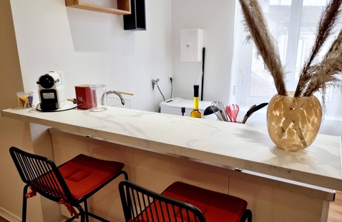 Jarnac Apartment | Furnished with holm oak, duplex equipped with every comfort