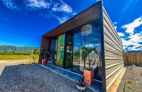 Ibague Hotel | G1 Village - Cabaña Modular Campestre con Piscina - Recepción Digital 24H - Vereda Aparco, Ibagué