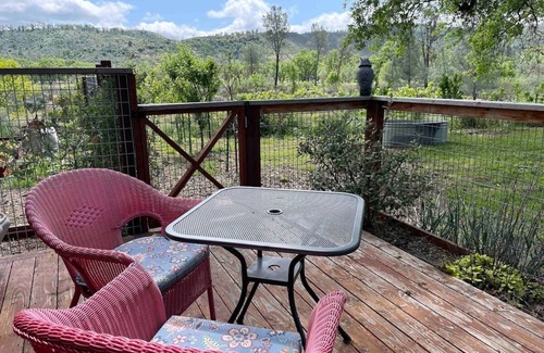Middletown Cottage | Garden house with gas fireplace