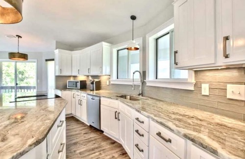 Panacea House | Gated Water View Pool Home on Dickerson Bay