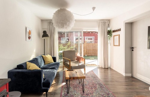 Joachimsthal House | Gemütliches Tinyhouse Bungalow mit Kamin & Sauna am See