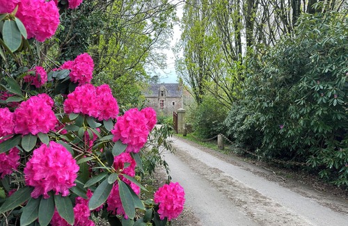 Plougonven House | Gite D'un Manoir du 15ème Avec Piscine Chauffée, Hammam, Jacuzzi et Grand Parc