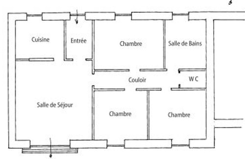 Paulnay House | Gite Paulnay, 3 bedrooms, 6 persons