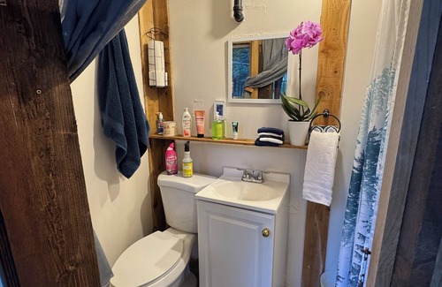 Vashon Island RV Rental | Glamping Bell Tent with Amazing Views of Cascades, Salish Sea & Mt Rainier