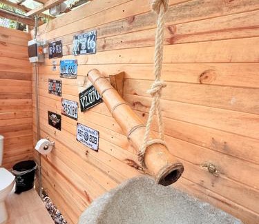 Jardin Other | Glamping Colibrí, bosque vecino y vista a la montaña al mismo tiempo