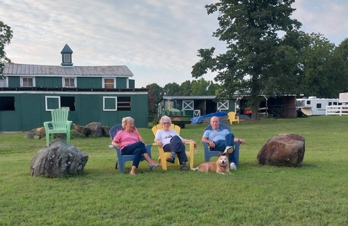McLeansville House | Glamping in our 100 year old rustic bunkhouse on a 20 acre working horse farm !