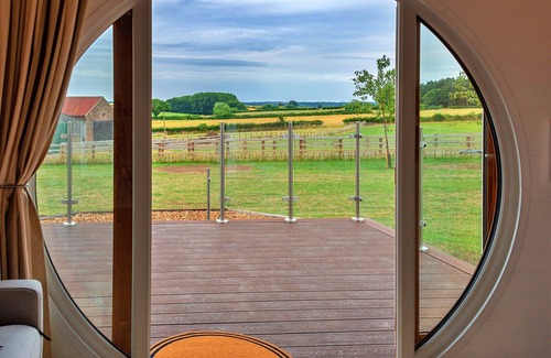 Low Catton Ski Chalet | Glamping Pod in Yorkshire Wolds near York
