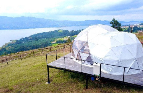 Guatavita Cabin | Glamping Spa con vista embalse de Tominé