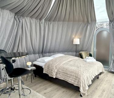 Andoy Other | Glass domes at Arctic Ocean Lodge