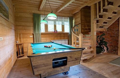 Bialy Dunajec Ski Chalet | GLICZAROWA OSADA, Chata 18 osób, Domek 8 osób NA WYŁĄCZNOŚĆ, 8 sypialni z łazienkami, spokój, przyroda, wyjątkowe miejsce