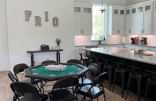 Sabinal House | Golf Course Home in Concan, Sleeps 25