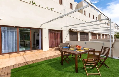 San Jorge Apartment | Golf San Jordi (Vinaros) Apartment 81m2 2 bedrooms, 2 bathrooms and living room 2 gardens.