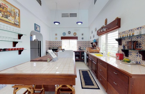 Placencia House | Gorgeous beachfront house with ocean view, covered patio, partial AC & free WiFi