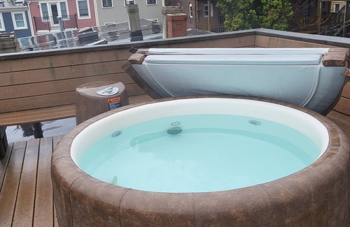Medford Street - The Neck House | Gorgeous High End Charlestown Home -Hot Tub on Rooftop Deck, Trampoline & More!